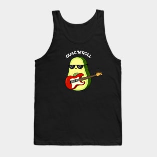 Guac N Roll Cute Avocado Rock n Roll Pun Tank Top